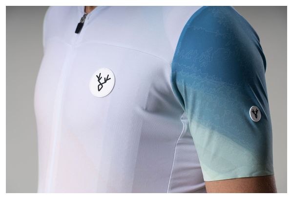 Maillot de manga corta LeBram Ventoux Verde Acuarela