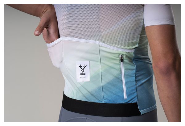 Maillot de manga corta LeBram Ventoux Verde Acuarela