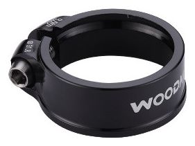 WOODMAN Abrazadera de sillín DEATHGRIP TCSL TITANE Negro