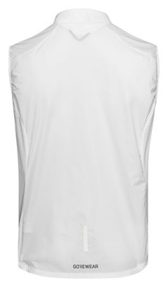 Veste Coupe-Vent Sans Manches Gore Wear Concurve Windbreaker Blanc
