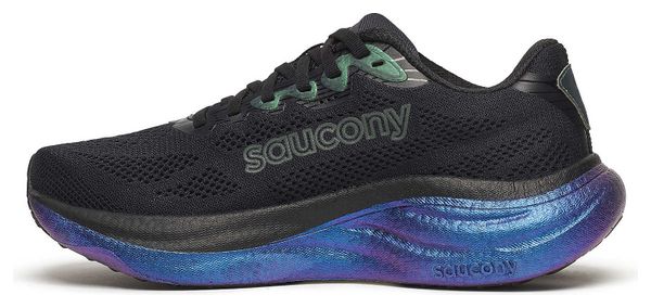 Chaussures Running Saucony Ride 19 Noir/Bleu Femme