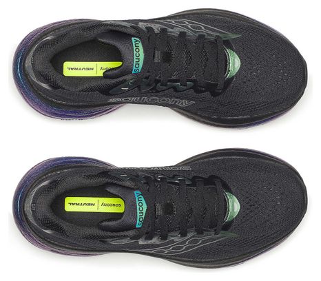 Chaussures Running Saucony Ride 19 Noir/Bleu Femme