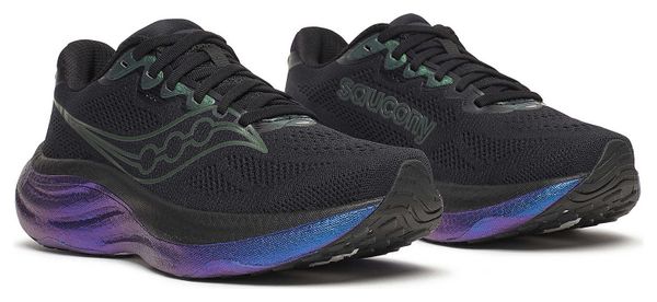 Chaussures Running Saucony Ride 19 Noir/Bleu Femme