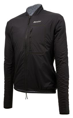 Santini Alpha T Langarm Jacke Schwarz