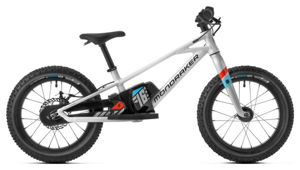 Mondraker Grommy 16 e-Balance Bike 80 Wh 16'' White Silver 2023 5 - 8 anni