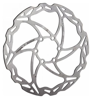 DISQUE DE FREIN MICHE VTT 6 TR. 160 mm ARGENT