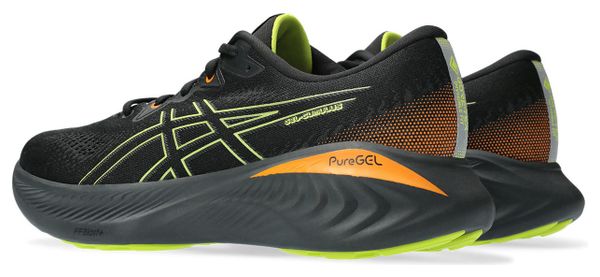 Chaussures de Running Asics Gel Cumulus 25 GTX Noir Jaune Orange Homme