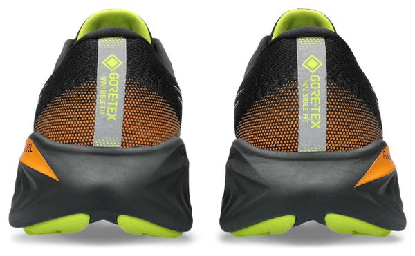 Chaussures de Running Asics Gel Cumulus 25 GTX Noir Jaune Orange Homme
