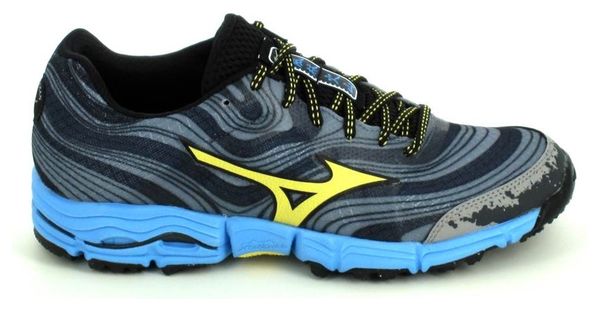 Running MIZUNO Wave Kazan F Gris Bleu