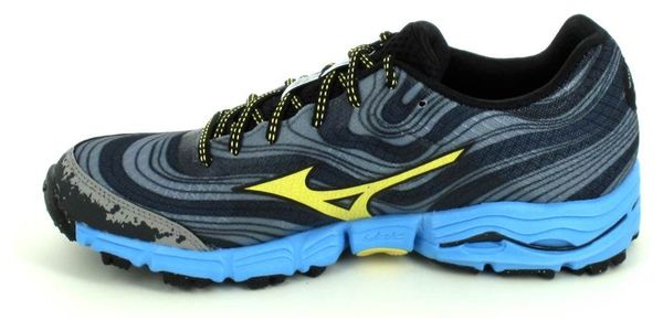 Running MIZUNO Wave Kazan F Gris Bleu