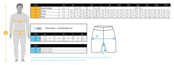 Short de course pour homme Kilpi CHAMONIES-M