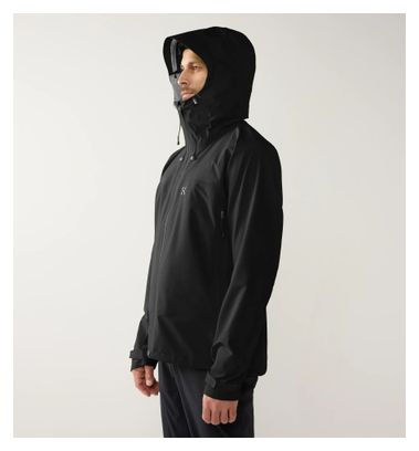 Giacca impermeabile Haglöfs ROC Sight in Gore-Tex, nera, da uomo