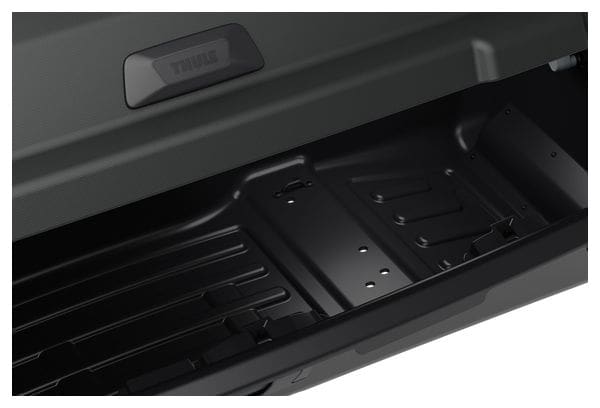 Thule Santu 909400 Anhängerkupplungs-Ladebox (260 L) Schwarz