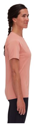 Dames Mammut Selun FL Logo Roze T-Shirt