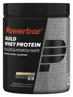Boisson Protéinée PowerBar Black Line Build Whey Protein isolate Cookie and Cream 550 g