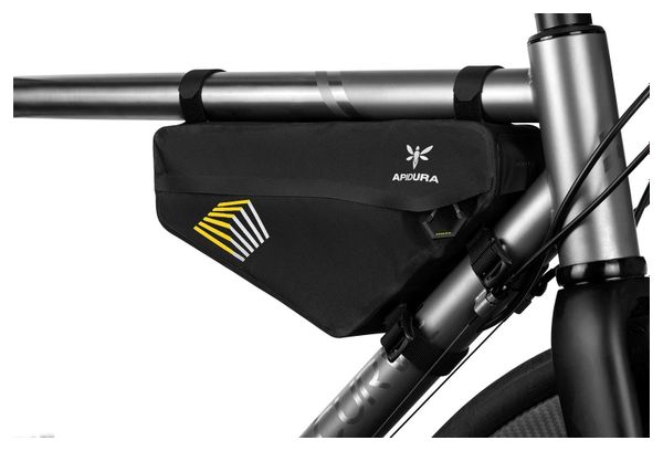 Sacoche de Cadre Apidura Racing 2.4L Noir / Jaune