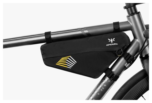 Sacoche de Cadre Apidura Racing 2.4L Noir / Jaune