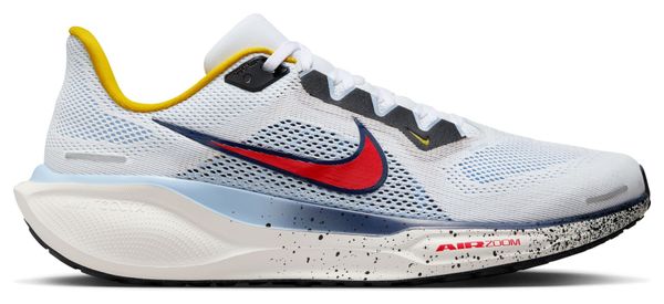 Nike Pegasus 41 Running Shoes White/Blue/Red Men