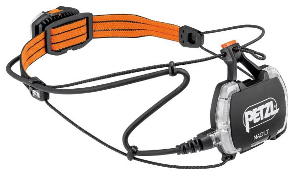 Lampe Frontale Petzl NAO LT 600 lumens Noir/Orange