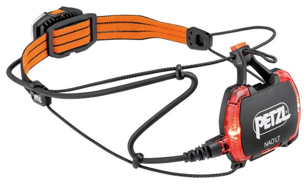 Lampe Frontale Petzl NAO LT 600 lumens Noir/Orange