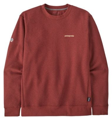 Patagonia Fitz Roy <p> <strong>Icon Uprisal </strong></p>Crew Sudadera Unisex Rojo