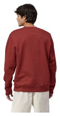 Sweat Unisexe Patagonia Fitz Roy Icon Uprisal Crew Rouge