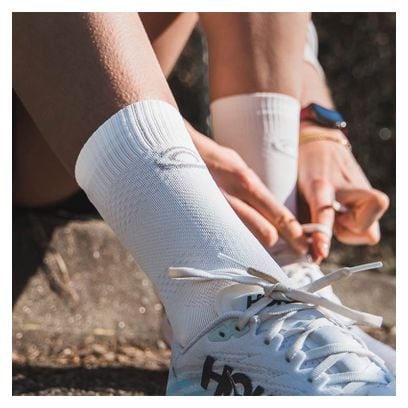 BV SPORT Light Run White Running Socks