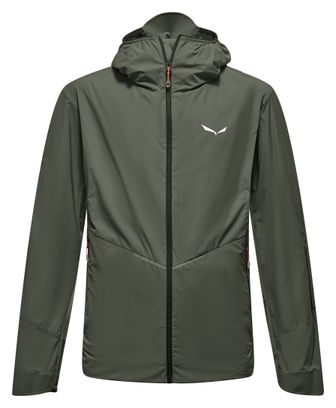 Salewa Pedroc Wind Men's Windbreaker Jacket - Green