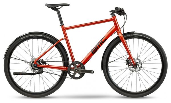 BMC Alpenchallenge One Fitness City Bike Shimano Nexus 8S Belt 700 mm Amber Red 2021