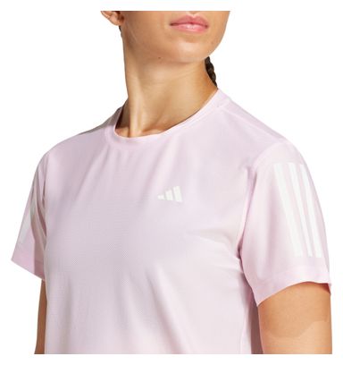 Maglia a maniche corte rosa adidas Own The Run Donna