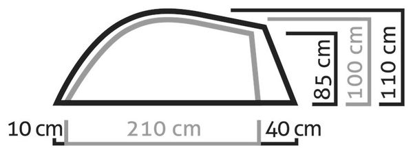 Tente Auto-portante 3 Saisons Salewa Litetrek II Tent Gris