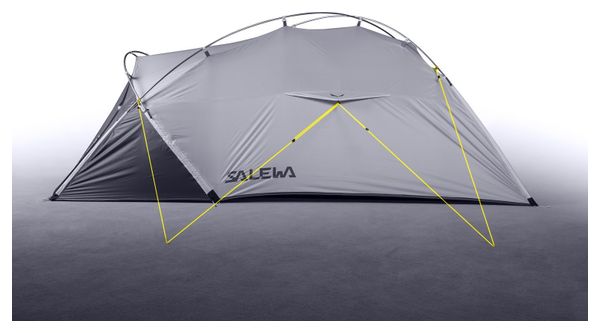 Tenda Autoportante 3 Stagioni Tenda Salewa Litetrek II Grigia