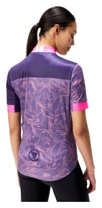 Endura FS260 Women's Jersey met korte mouwen Paars