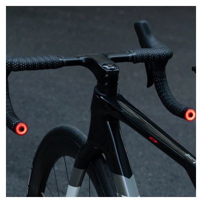 Lot de 2 bouchons de cintre LED étanches Rockbros