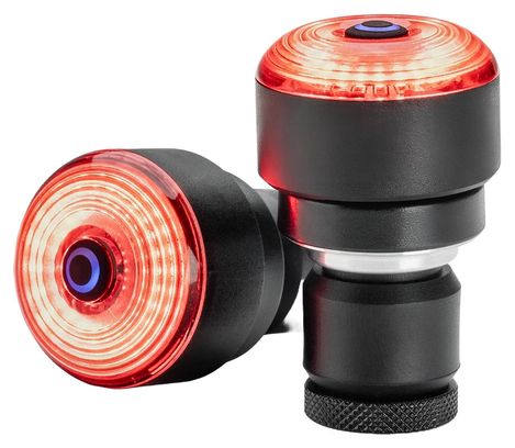 Lot de 2 bouchons de cintre LED étanches Rockbros