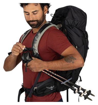 Mochila de senderismo Osprey Stratos 36 L negra para hombre