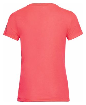 Odlo F-Dry Print Short Sleeve Jersey Pink Woman