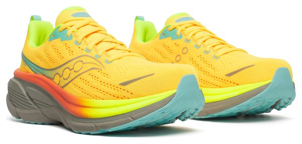 Zapatillas de running Saucony Hurricane 25 amarillas/naranjas para hombre