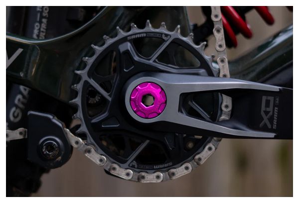 OAK Self-Extracting Bottom Bracket Screw for SRAM DUB M18/M30 (Pink)