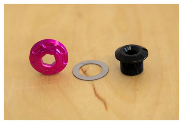 OAK Self-Extracting Bottom Bracket Screw for SRAM DUB M18/M30 (Pink)