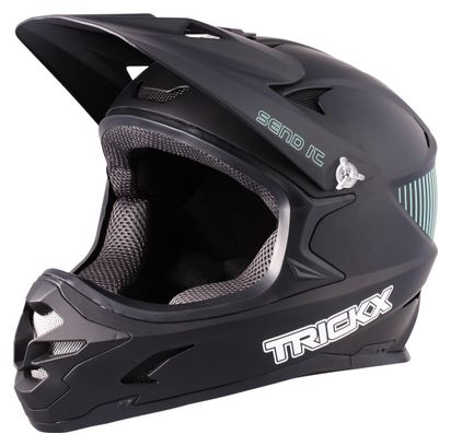 Trick-X Send it 2 Integral Helmet Black / Green