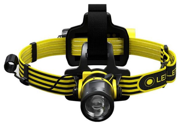 Lampe frontale Led Exh8R Série Atex Ex-Zone 1/21 Ledlenser - Noir / Jaune
