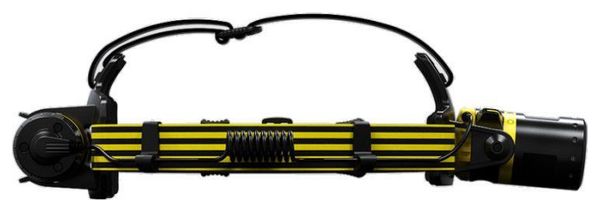 Lampe frontale Led Exh8R Série Atex Ex-Zone 1/21 Ledlenser - Noir / Jaune