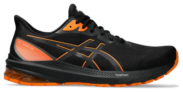 Zapatillas de Running Asics GT-1000 12 GTX Negro Naranja Homme