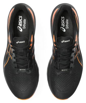 Zapatillas de Running Asics GT-1000 12 GTX Negro Naranja Homme