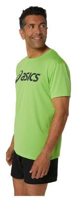 Maillot manches courtes Asics Core Run Vert Homme