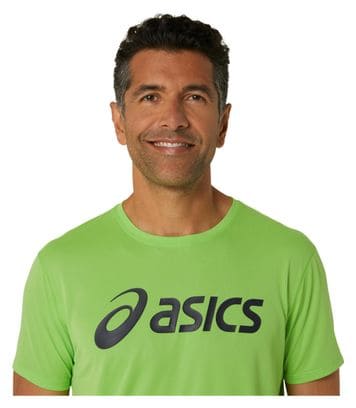 Maillot manches courtes Asics Core Run Vert Homme