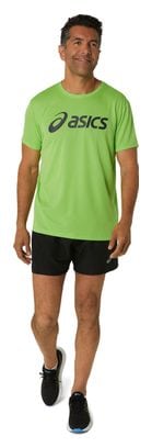 Maillot manches courtes Asics Core Run Vert Homme