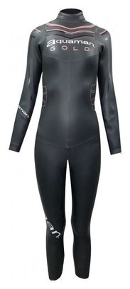 Refurbished Product - Aquaman Cell Gold Women Neoprene Wetsuit Black Gold