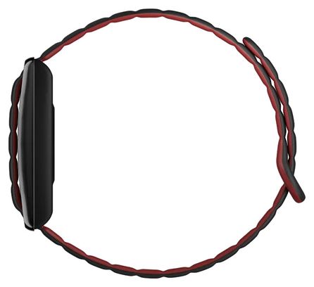 Polar Loop Activity Wristband, Black/Red Silicone